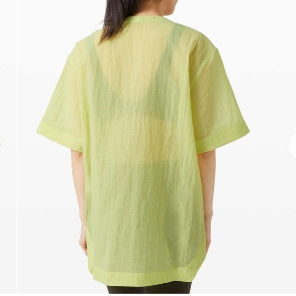 Lululemon Clear Intention Shirt Lemon Vibe Size 2 NWT - Picture 7 of 7